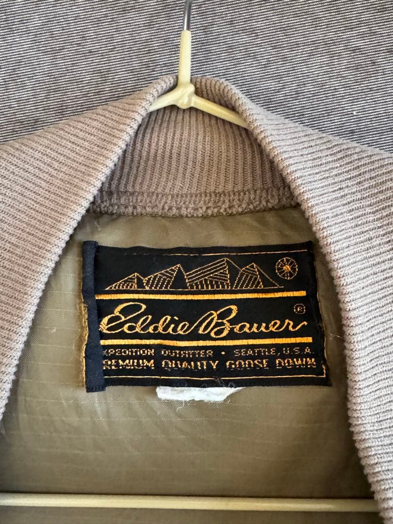 Eddie Bauer ダウンジャケット黒タグ