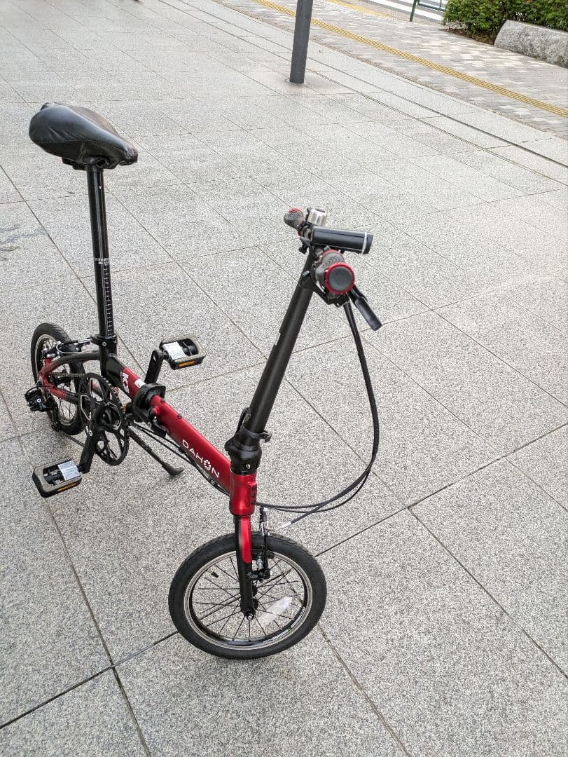 DAHON K3（2022.12購入）レッド×マットブラック