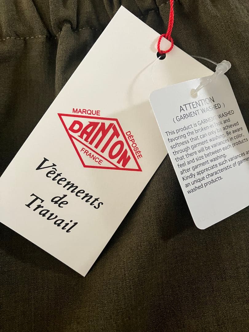 DANTON チノパン JD-2540 WLS サイズ36 オリーブ