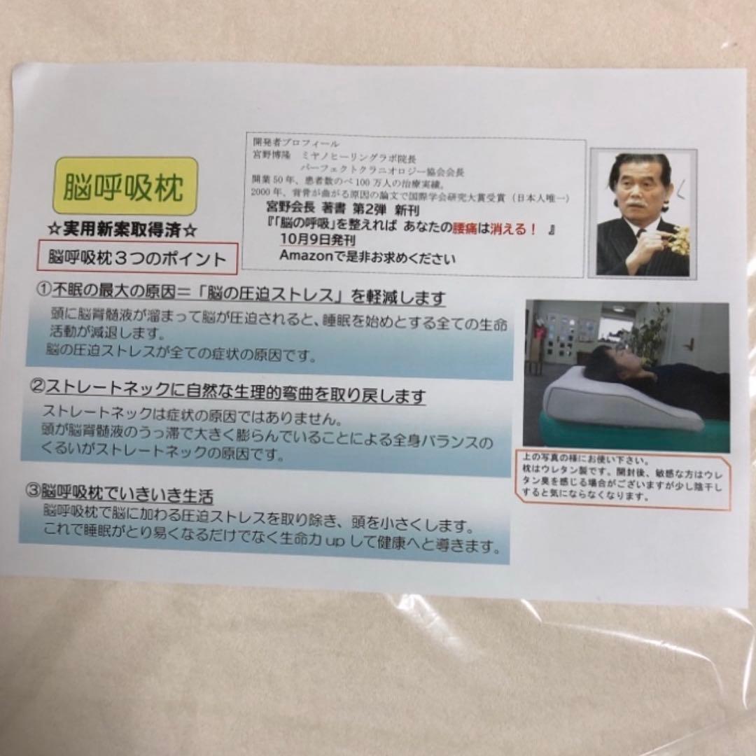 脳呼吸枕(新品　未使用　未開封　即日発送)