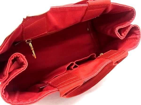 [美品]PRADA プラダ カナパ キャンバス トートバッグ ハンドバッグ