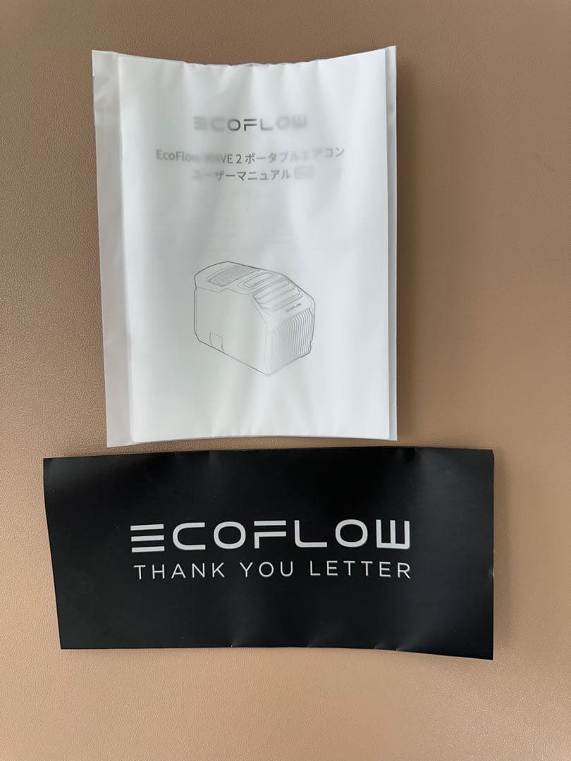 エコフローWAVE２　スマホ連携　冷房暖房付き 新品並び状態