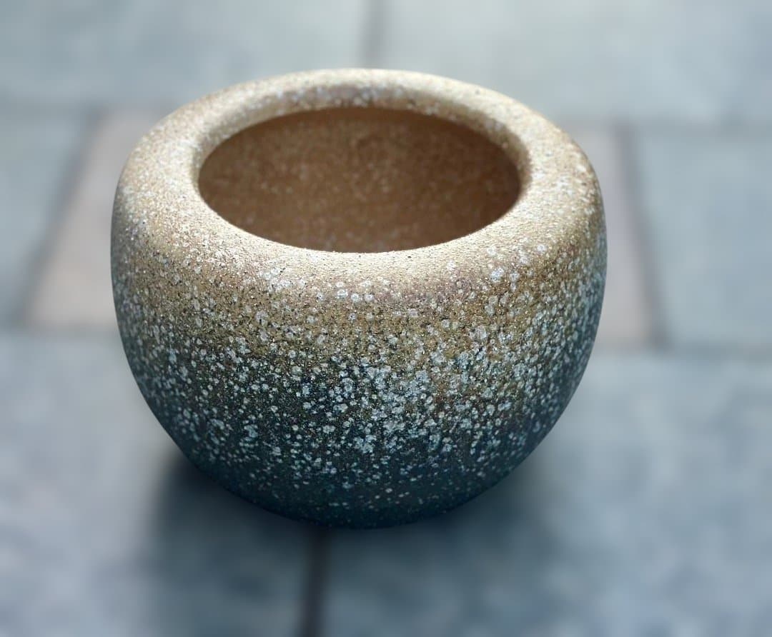 値下げ　新品　火鉢　インテリア　鉢カバー　信楽焼　陶器　直径39cm　開店祝