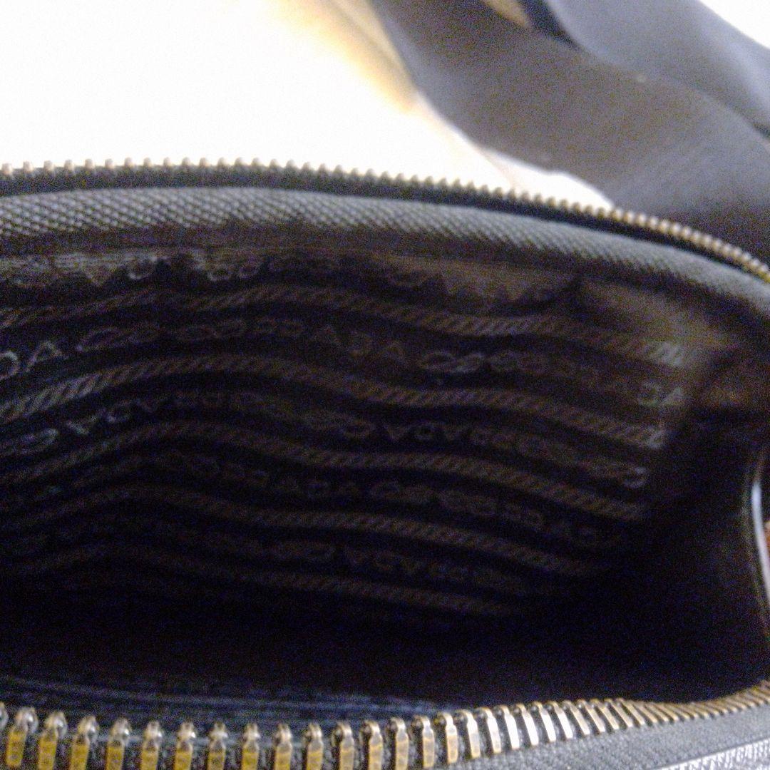 PRADA ブラック ナイロン ショルダーバッグ