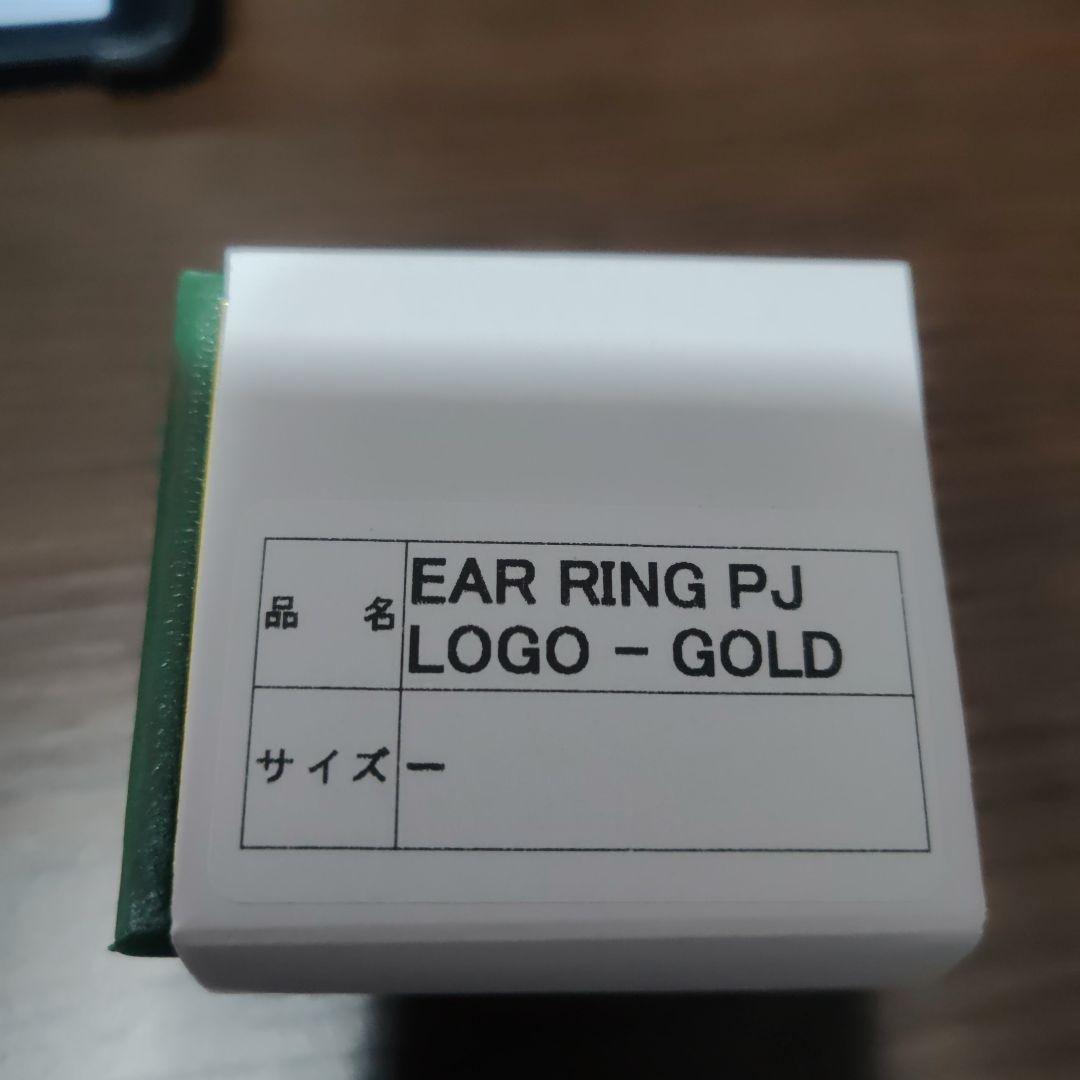 最終値下げ pointless journey EARRING PJ LOGO