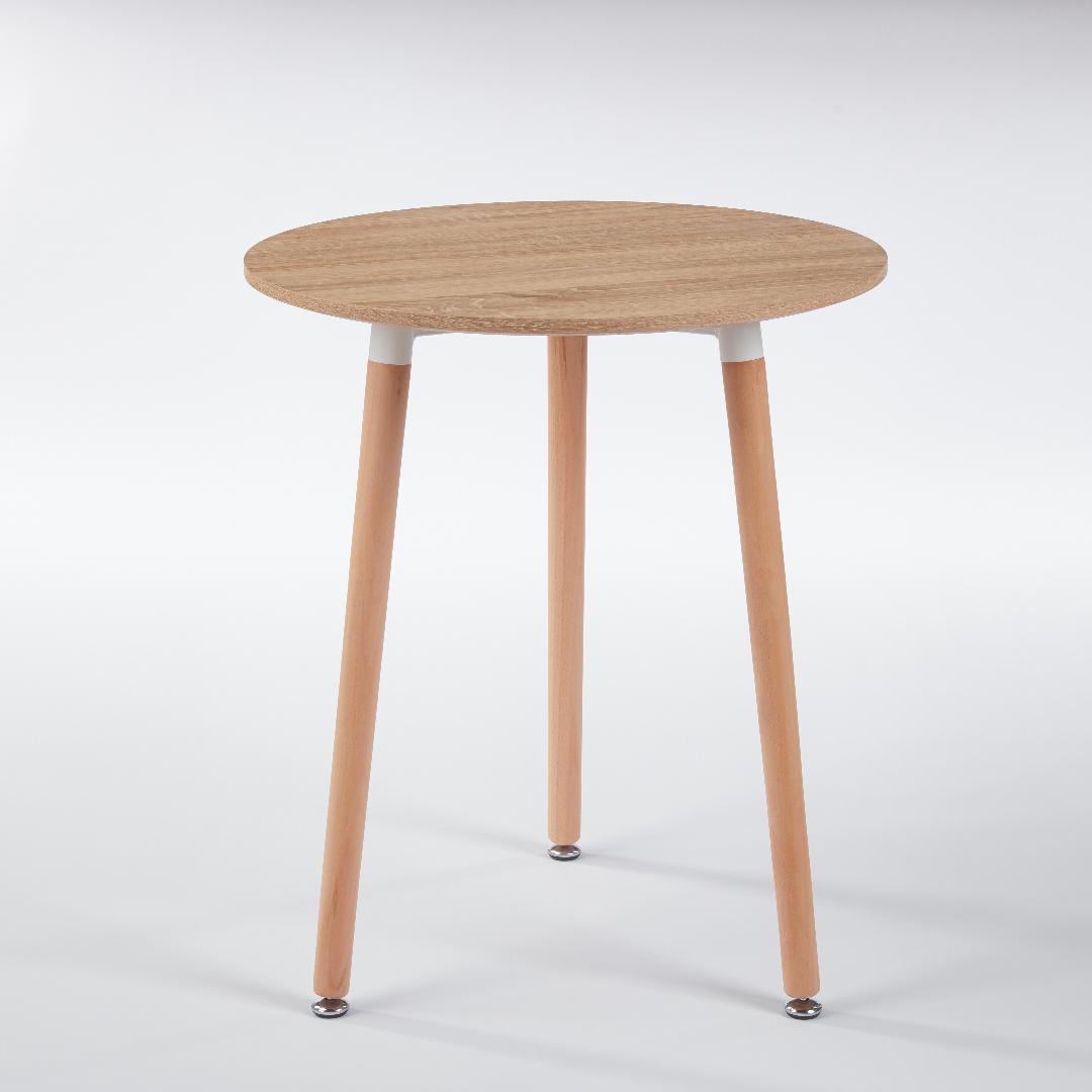 ダイニングテーブル カフェテーブル 直径60×高さ70cm 円形 ナチュラル色