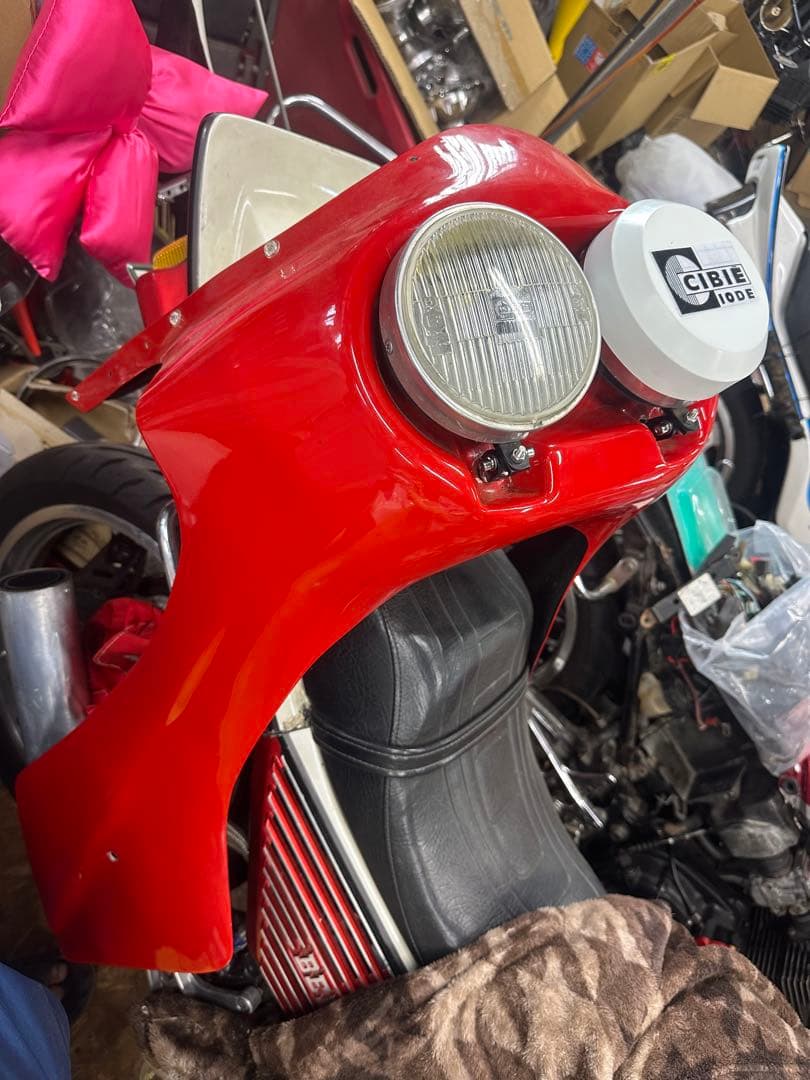 当時物デュアルカウル用CIBIEフォグランプ/ライトカバー付シビエ