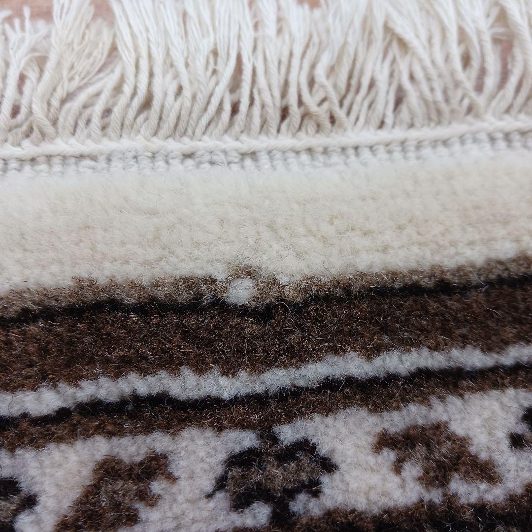 Y3350 トルコ カイセリ絨毯 ウール×コットン 手織 177×118㎝