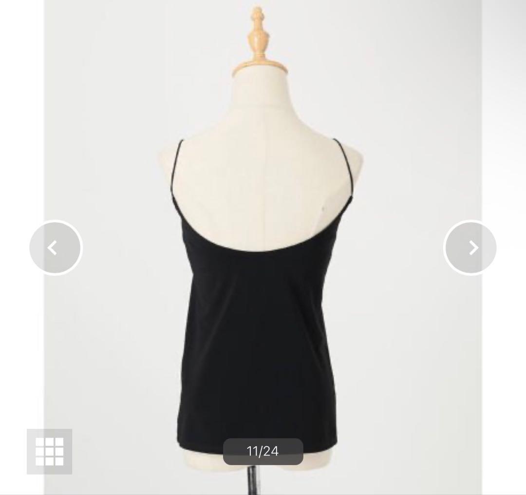 【Noble】カップ付きベアラインスイマーキャミ