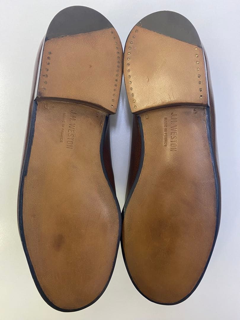 ローファー ブラウン ホワイト JMWESTON