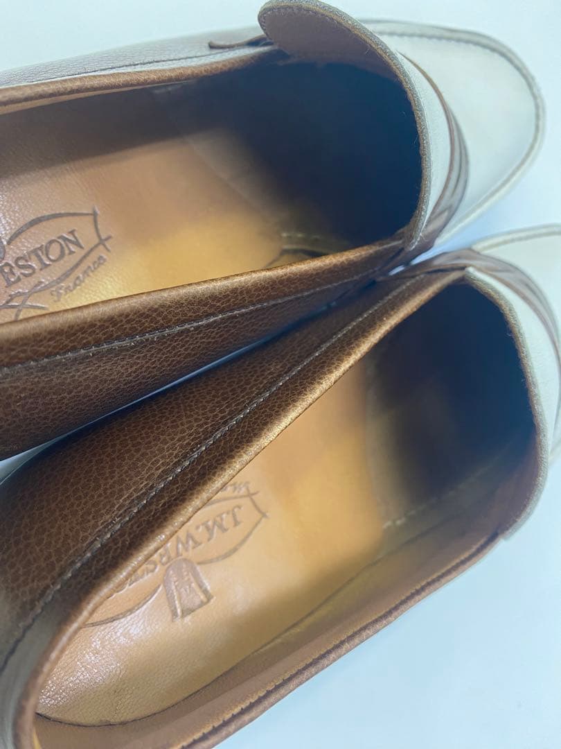 ローファー ブラウン ホワイト JMWESTON