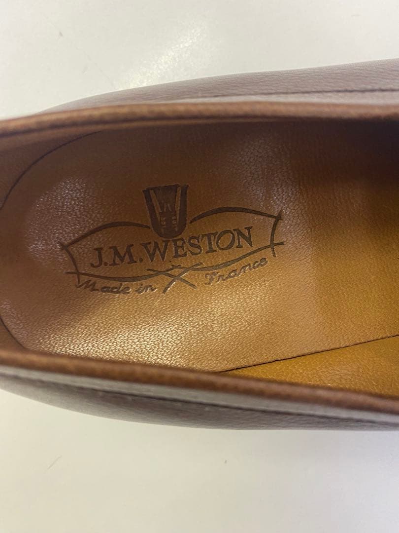 ローファー ブラウン ホワイト JMWESTON