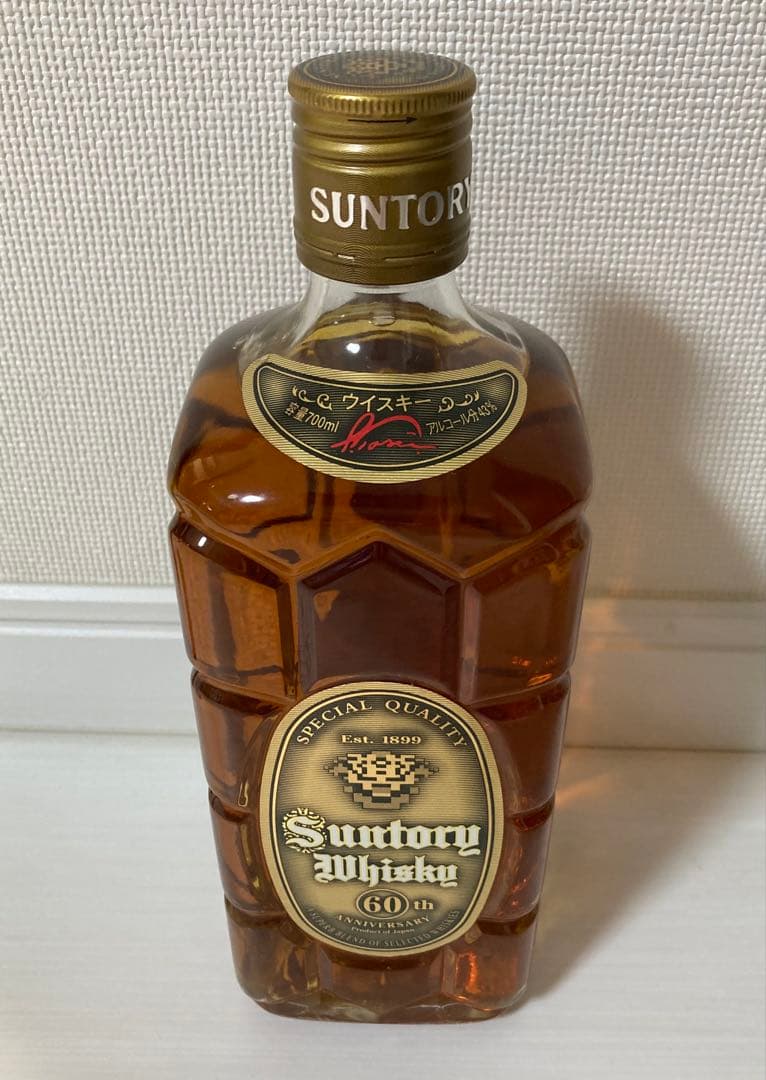サントリーウィスキー　60周年記念　特角10年　非売品　古酒保管品