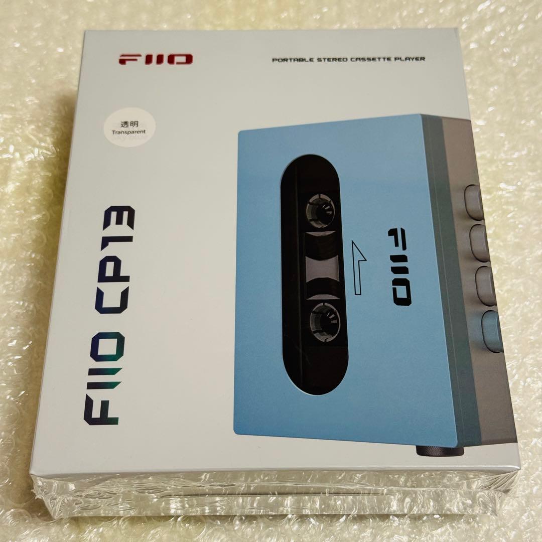 新品未開封　FIIO ポータブルカセット CP13 Transparent 透明