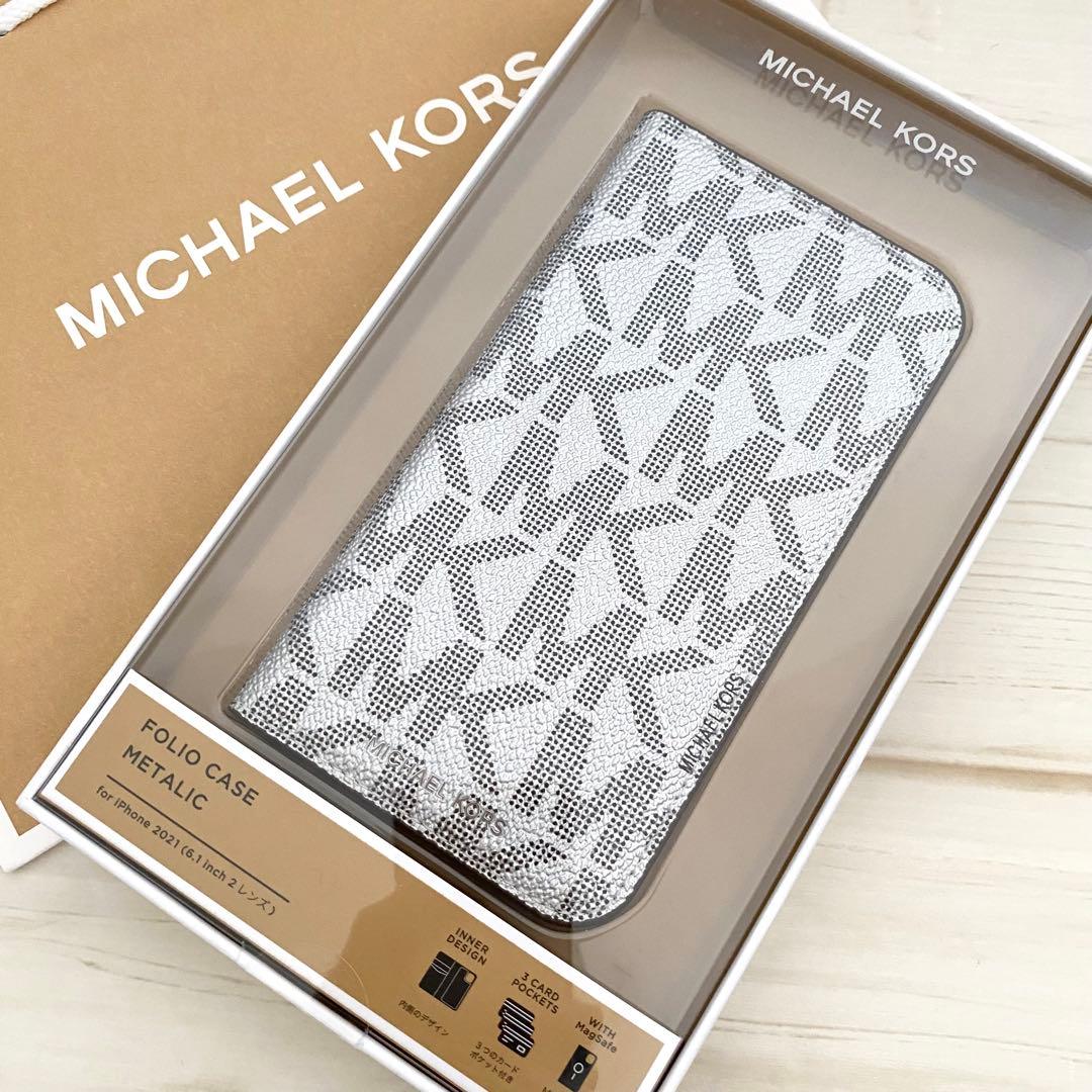 52新品 MICHAEL KORS マイケルコース iPhoneケース ホワイト