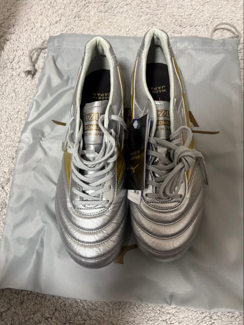 『未使用』Mizuno Morelia DNA 26.5cm シルバー/ゴールド
