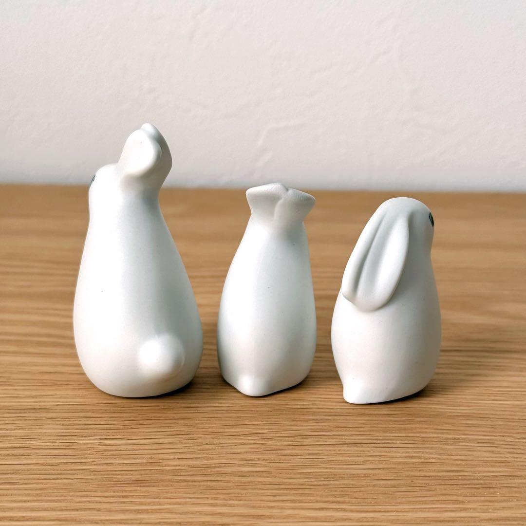 ARABIA ヘルヤ うさぎの親子の3体セット