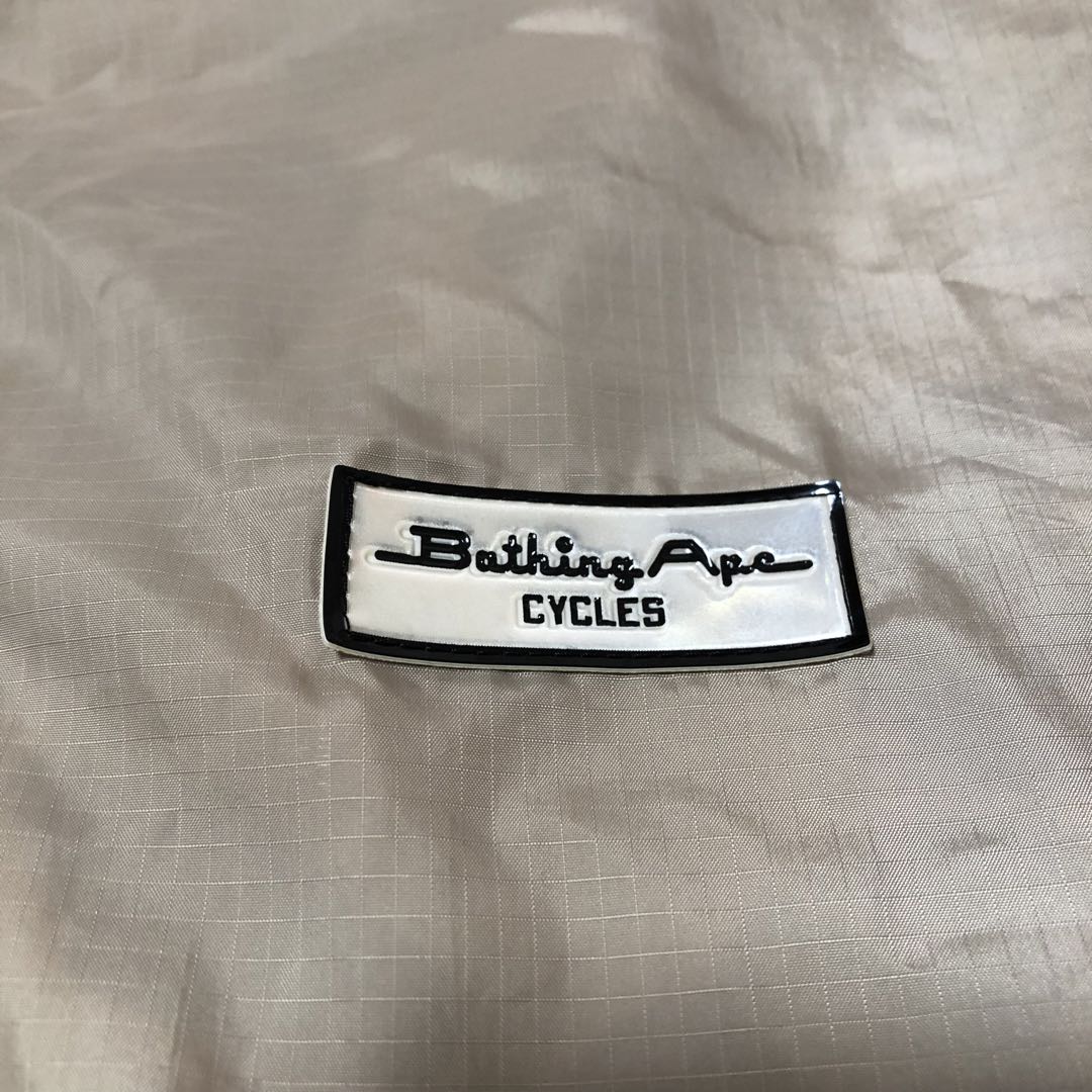 A BATHING APE カモ柄 ナイロンジャケット ジップパーカー　Lサイズ