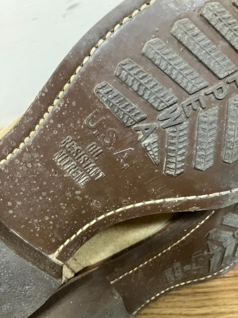 Chippewaチペワ ペコスブーツ スエード ベージュUS8