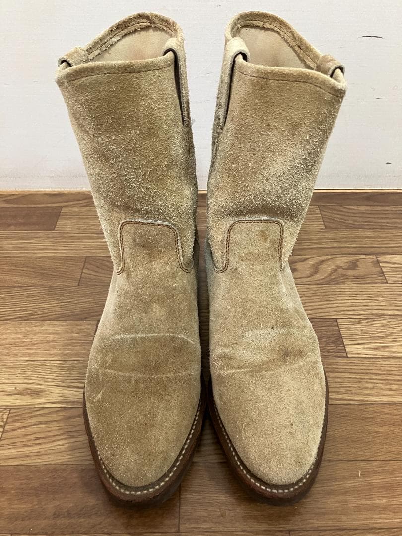 Chippewaチペワ ペコスブーツ スエード ベージュUS8