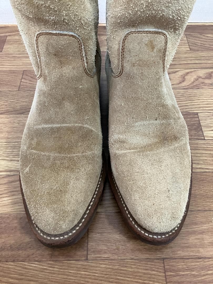 Chippewaチペワ ペコスブーツ スエード ベージュUS8