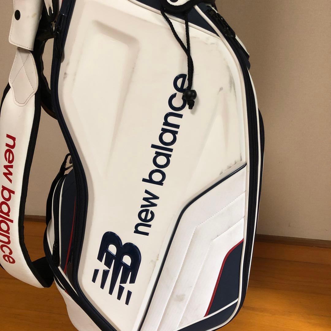 ニューバランス new balance キャディバッグ ホワイト フード付き
