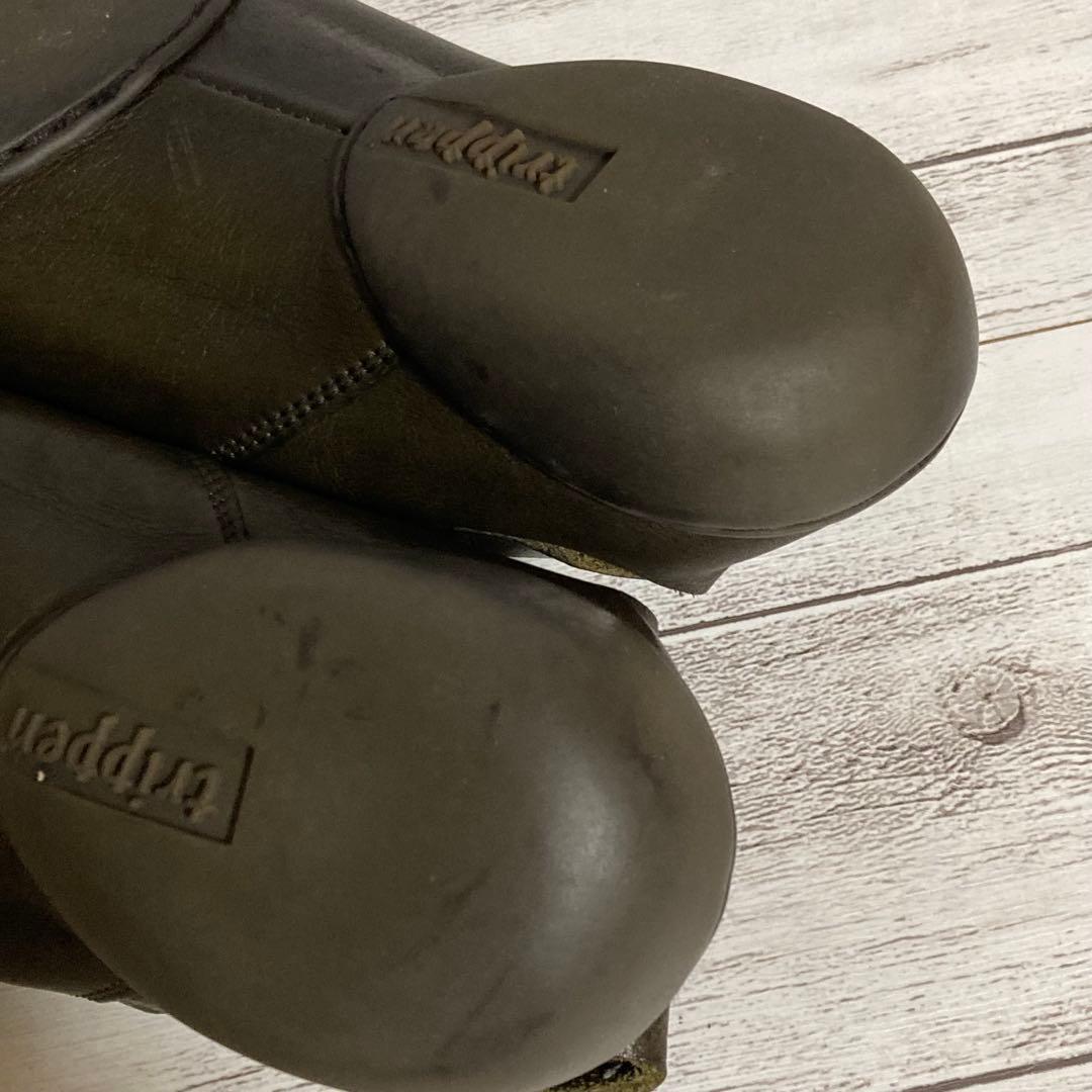 トリッペン　フラットシューズ アンクルストラップ　PAN パン　37　レザー