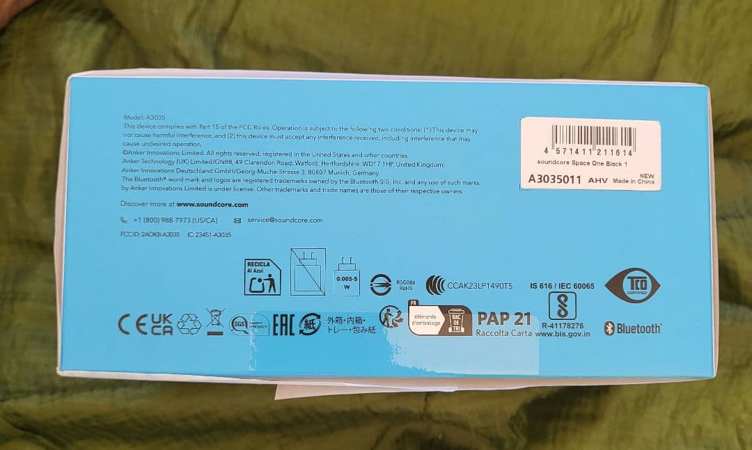 Anker Soundcore Space One ブラックA3035011