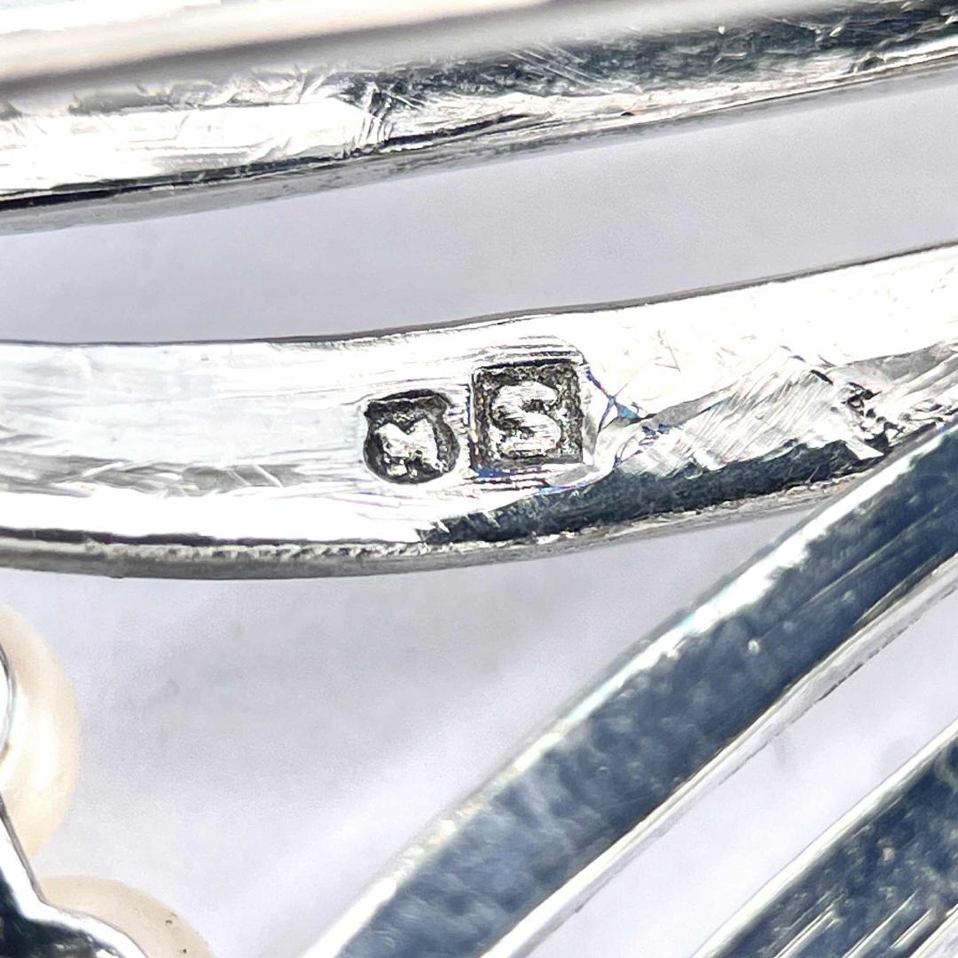 ミキモト パール7.4mm 3.0-3.5mm ブローチ SV925 シルバー