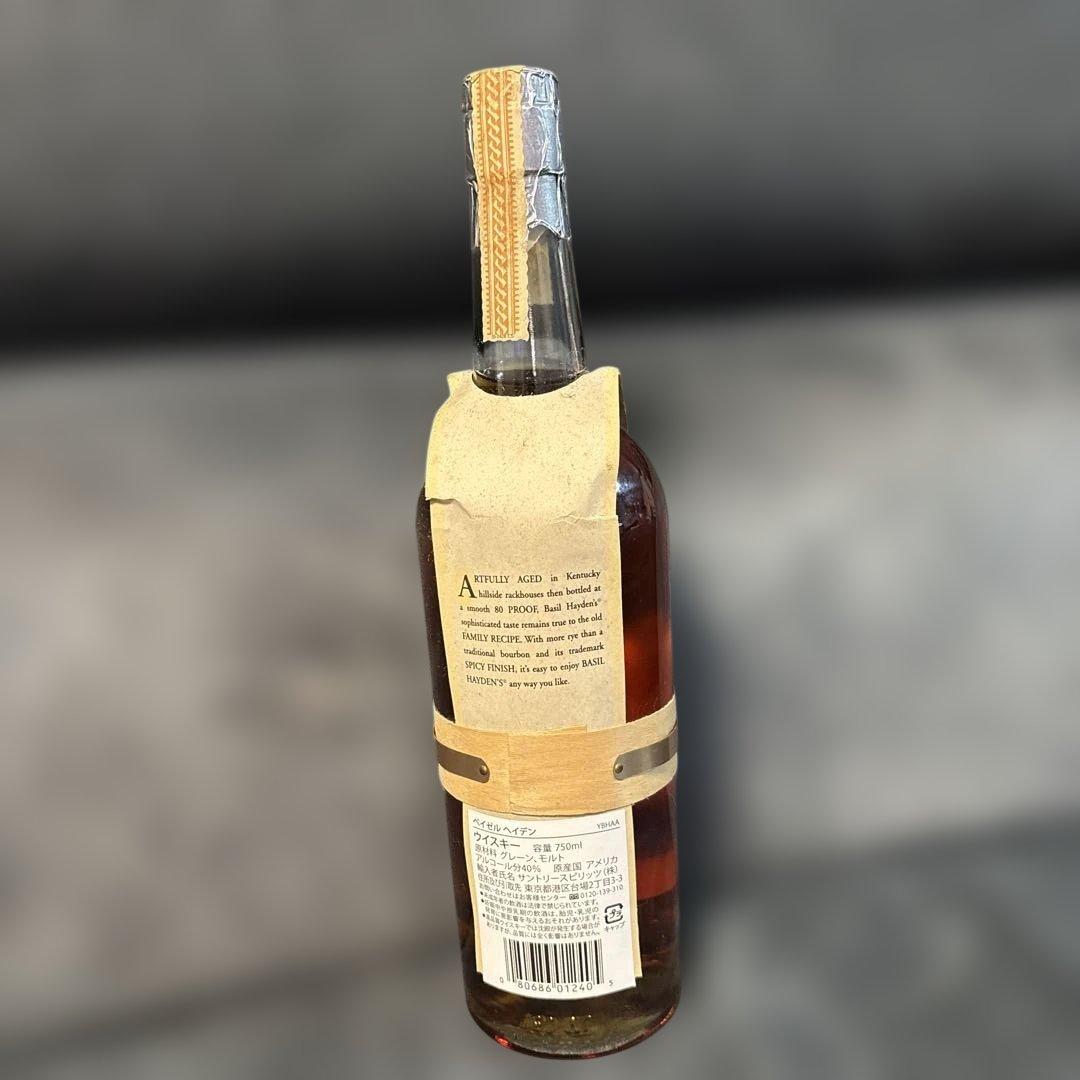 未開封　ベイゼルヘイデン　バーボンウイスキー　旧ラベル