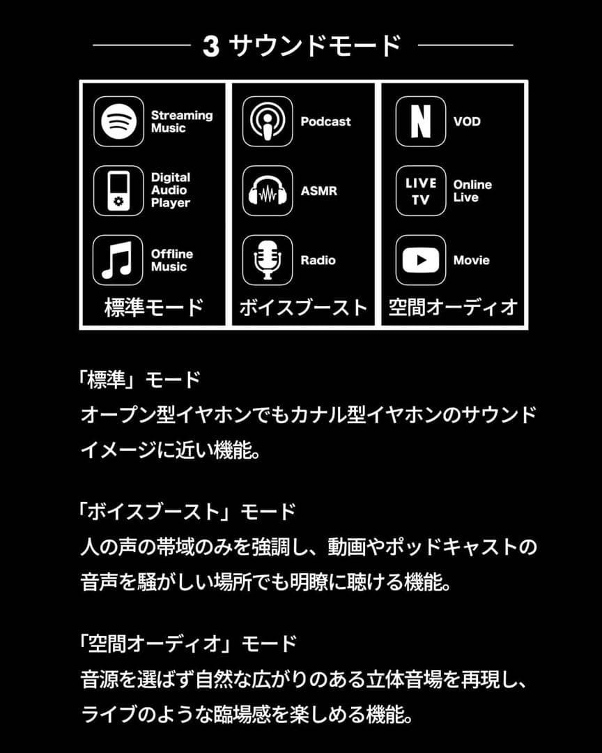 NUARL νClip オープンイヤー ワイヤレス イヤホン 新品
