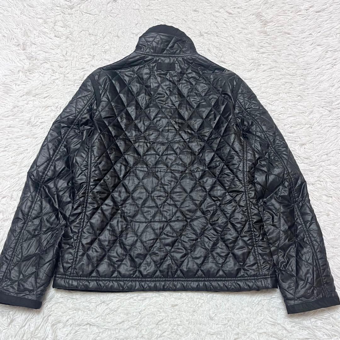 バーバリーブラックレーベル モッズコート タヌキファー キルティングライナー付き