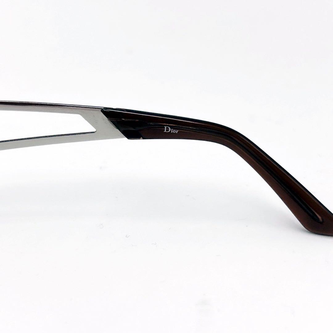 小物 Christian Dior Rimless D logo sunglasses