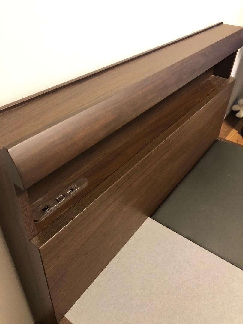 セミダブルベッドフレーム セラーズシェルフ ADR（引出し付）