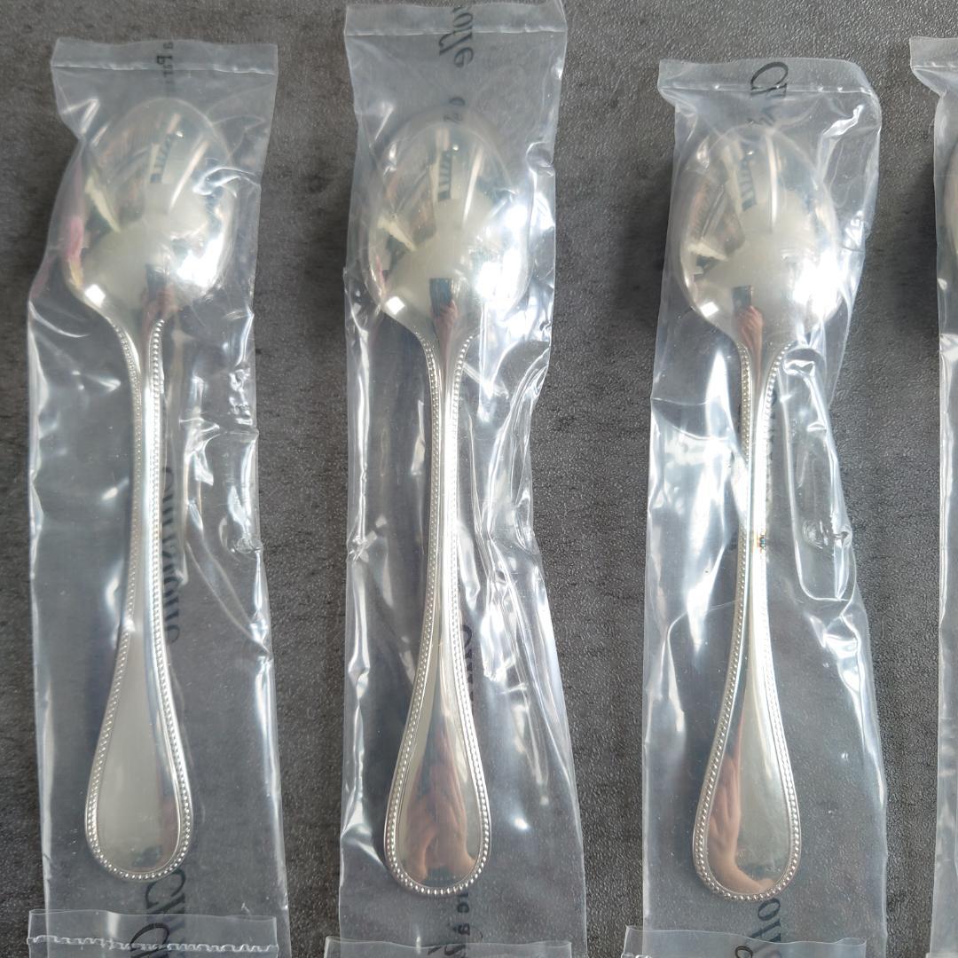 クリストフル パール ケーキフォーク コーヒースプーン 未開封 12点 箱付き