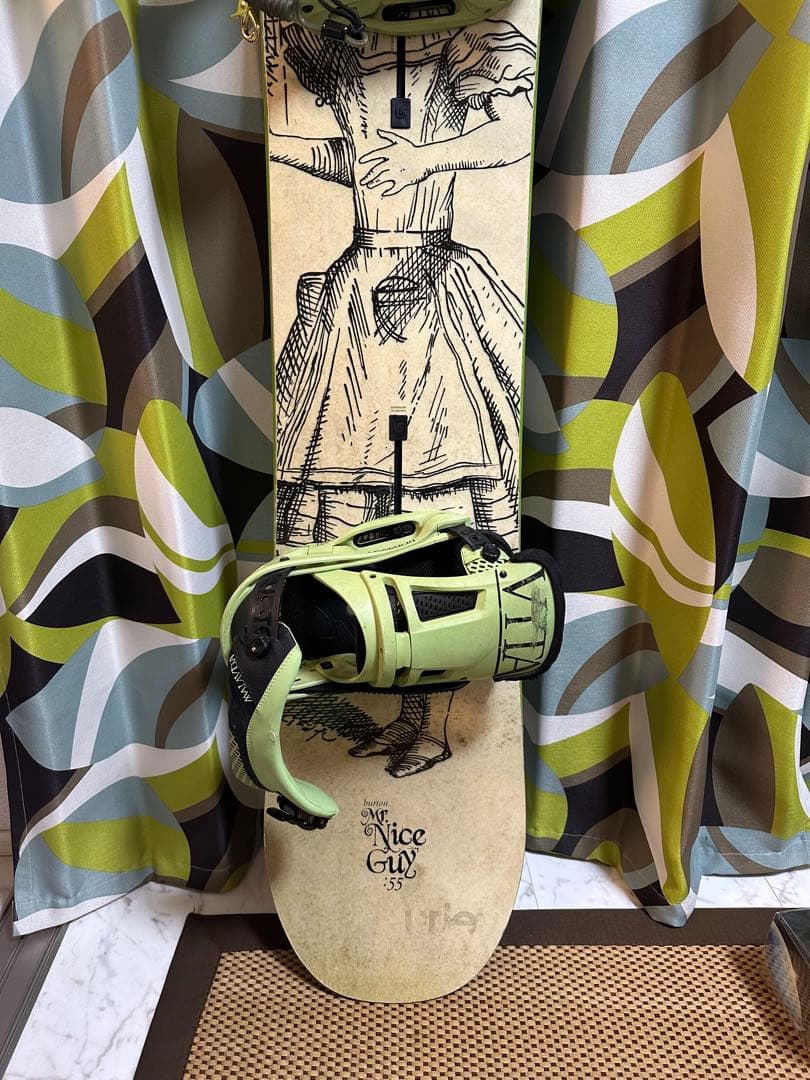 スノーボード BURTON MR.NICE GUY+12BURTON MALAVITA EST