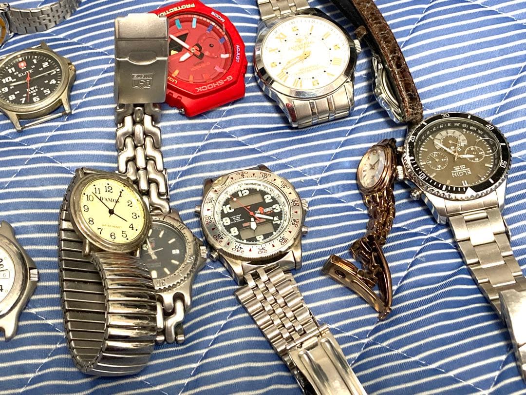 腕時計まとめ売り17個　動作品　ジャンク品　カシオ　シチズンetc