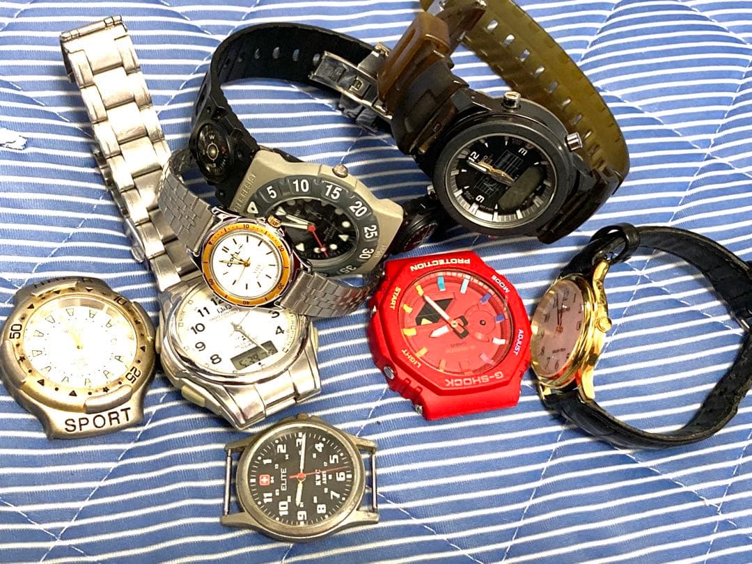 腕時計まとめ売り17個　動作品　ジャンク品　カシオ　シチズンetc