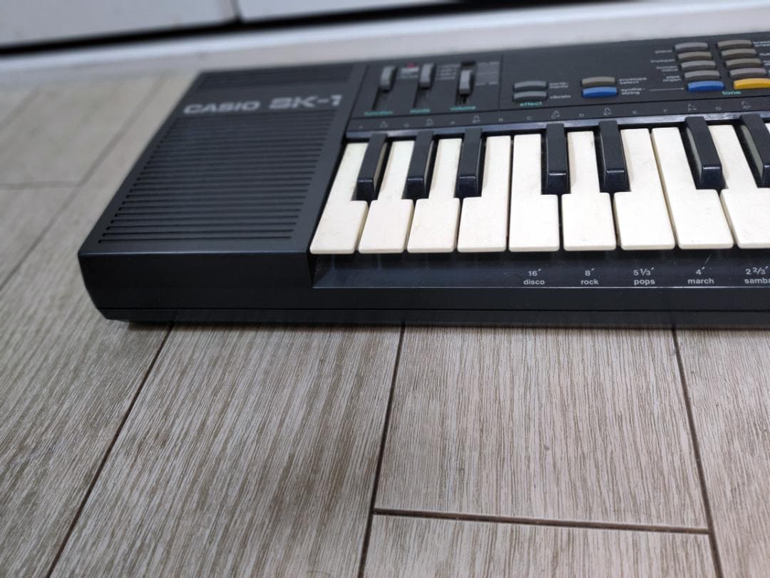 CASIO サンプリングキーボード SK-1 ACアダプター付き 音出し確認済