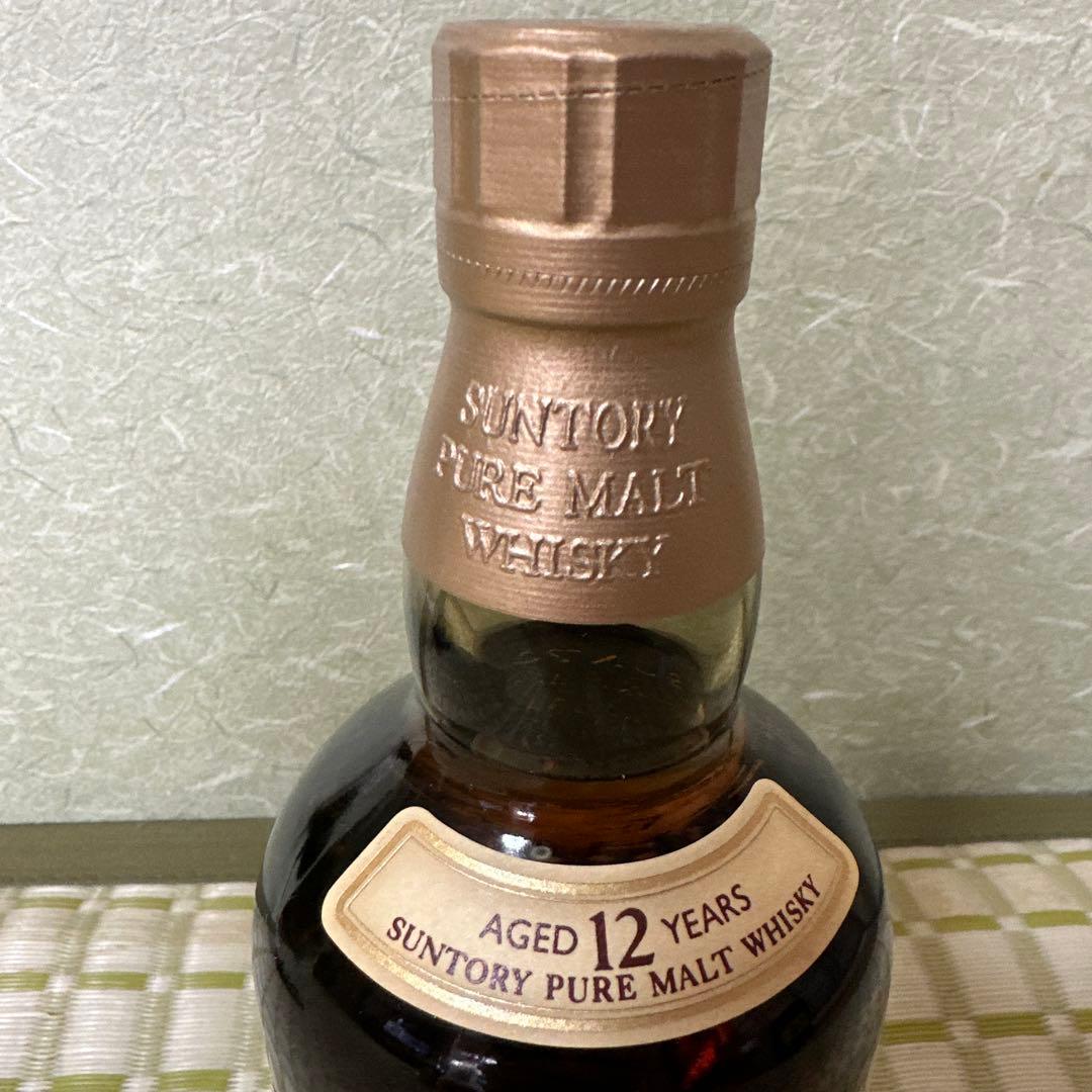 山崎 12年 ピュアモルトウイスキー ボックス付き　７５０ml 古酒