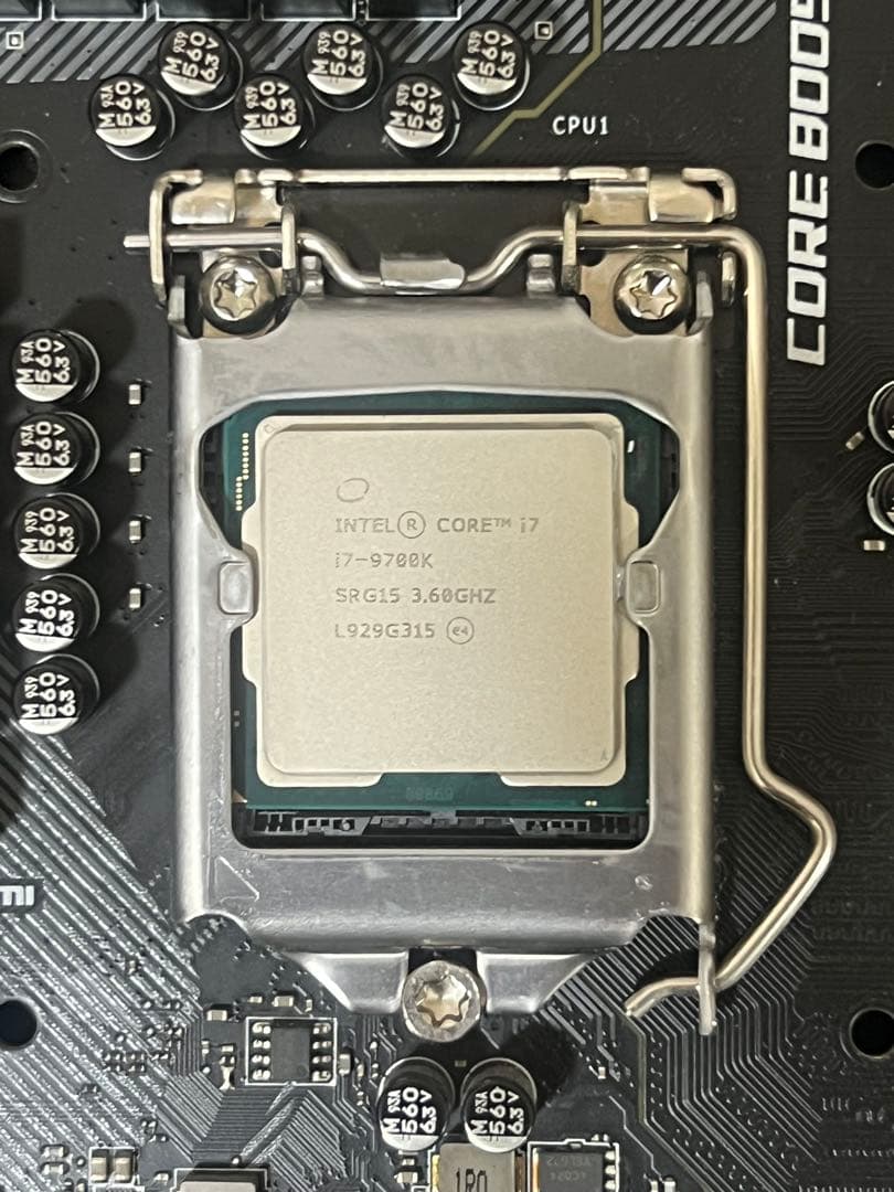 i7 9700k+MSI MPG Z390 GA MING EDGE ACセット