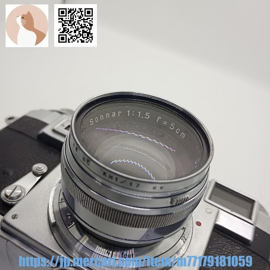 【整備済完動品】Contax Ⅱa CD SonnarJena 5cm F1.5