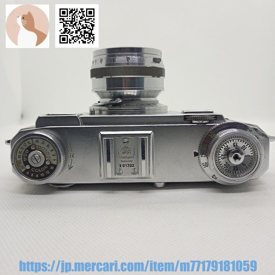 【整備済完動品】Contax Ⅱa CD SonnarJena 5cm F1.5