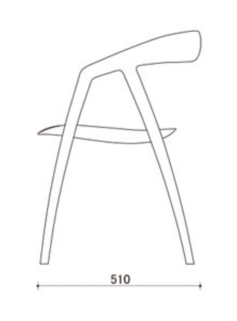 宮崎椅子製作所　DC09 定価　165,440円～（税込）　材質不明です