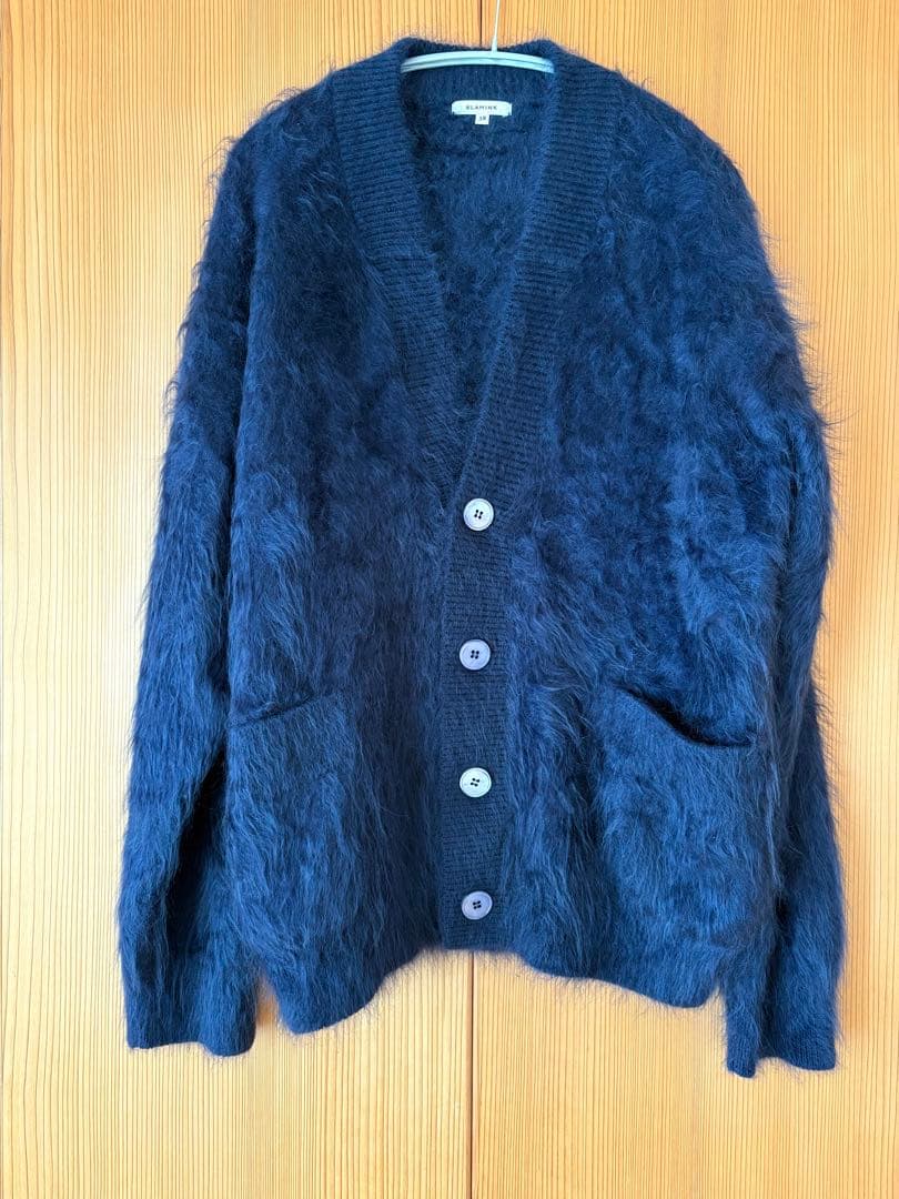BLAMINK カシミヤファー カーディガン