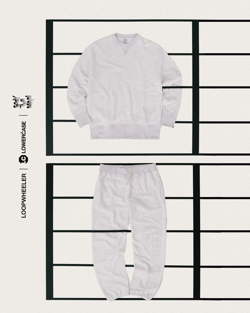 LOOPWHEELER×LOWERCASE×POGGYTHEMAN スウェット