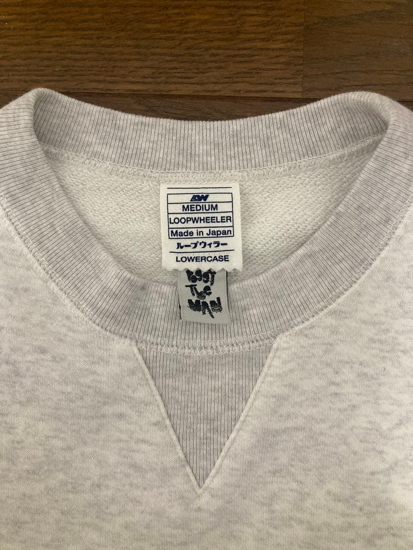 LOOPWHEELER×LOWERCASE×POGGYTHEMAN スウェット
