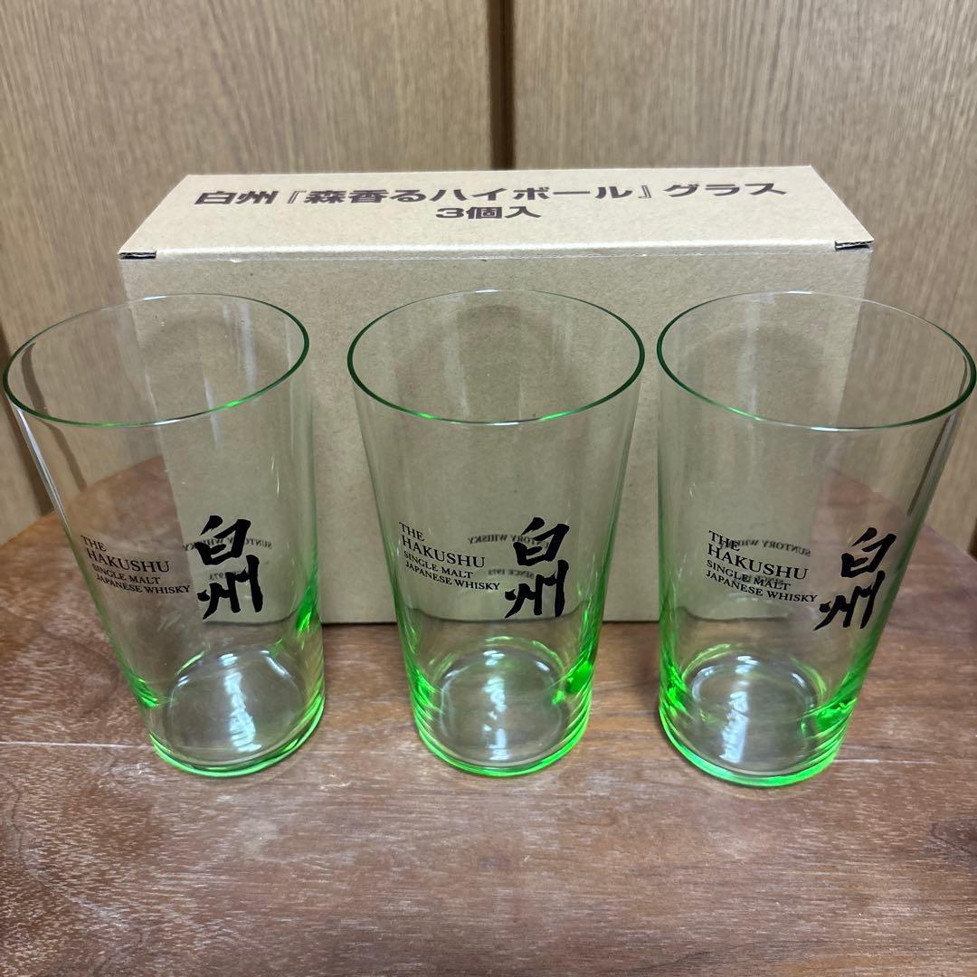 ウ*滅様 【新品、未開封】白州 25年 サントリーウイスキー　白州専用グラス付き