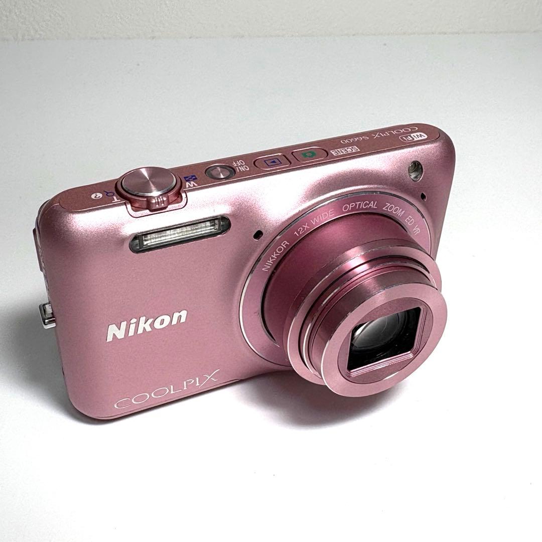 た*き様 ニコン COOLPIX S6600 ピンク バリアングル液晶 動作品