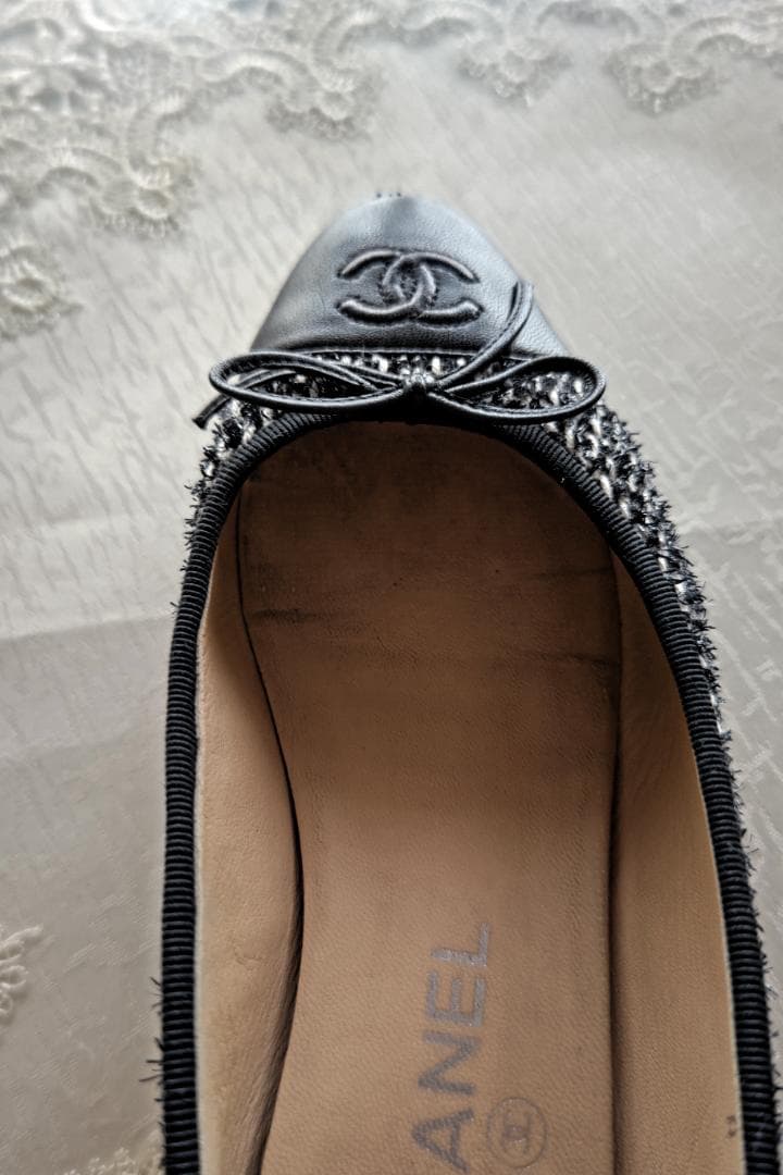 シャネル　CHANEL　靴　バレエシューズ
